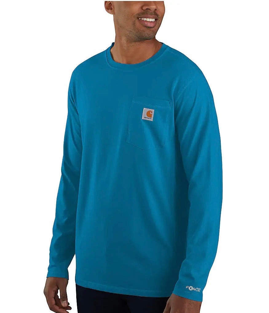 CARHARTT FORCE® RELAXED FIT MIDWEIGHT LONG-SLEEVE POCKET T-SHIRT