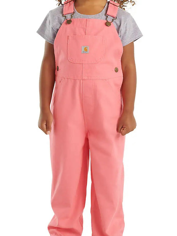 Carhartt Girls' Loose Fit Canvas Bib Overall CM9712 CM5418