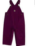 Carhartt Girls' Loose Fit Canvas Bib Overall CM9712 CM5418