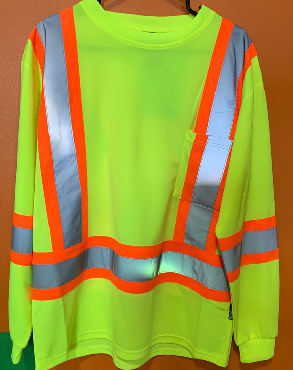 Styles may vary High visibility garment. Class level 2 Reflective Striping Breathable and durabl