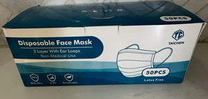 Disposable Face Mask (50 pack)