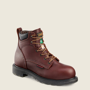 Red Wing Boots Men SuperSole 2.0 6-inch Waterproof CSA Safety Toe Boot - 3504. Available in store only